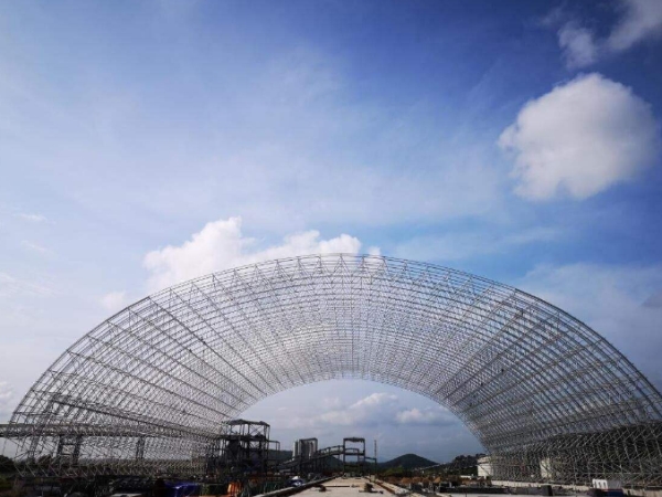 黄山煤棚网架加工厂案例