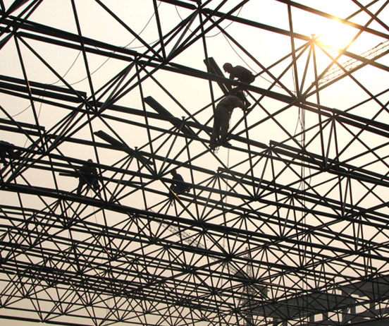 黄山厂房网架安装